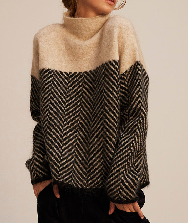 Sorelline | Soft Cotton Turtleneck Sweater