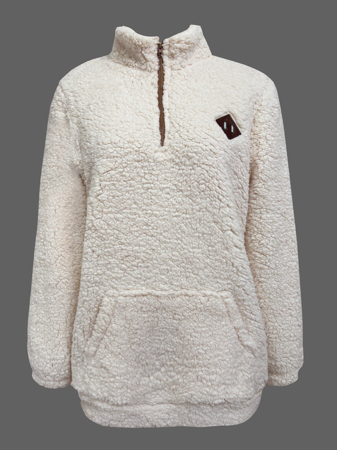 Warme Teddy Jas / Trui met Rits
