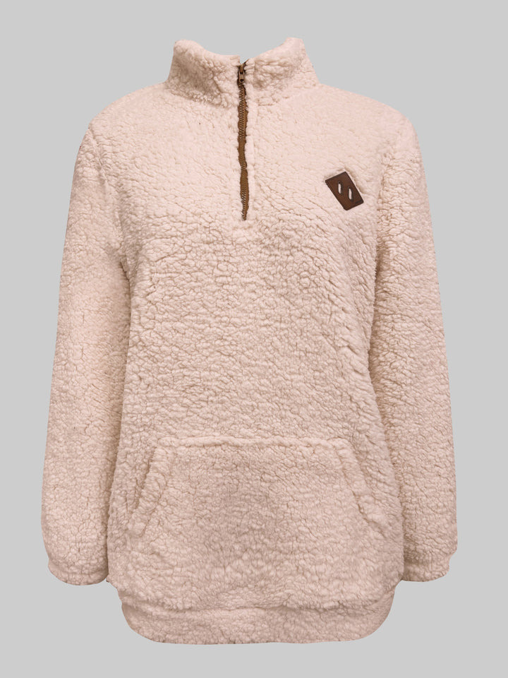 Warme Teddy Jas / Trui met Rits