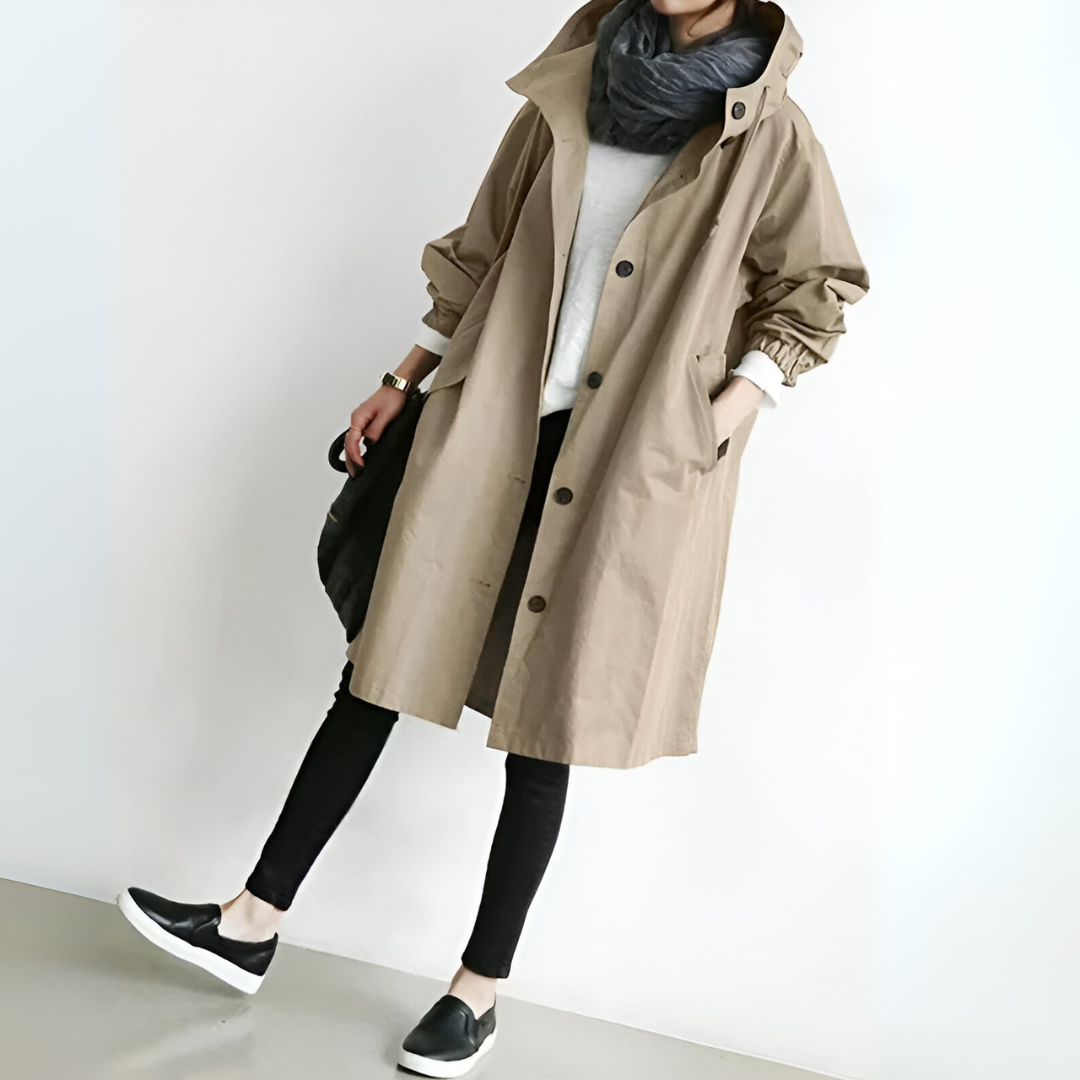Stijlvolle Dames Trenchcoat – Tijdloos & Elegant