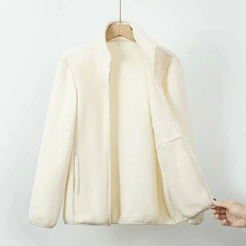 Elowen | Soft Fleece Zip-Up Jacket