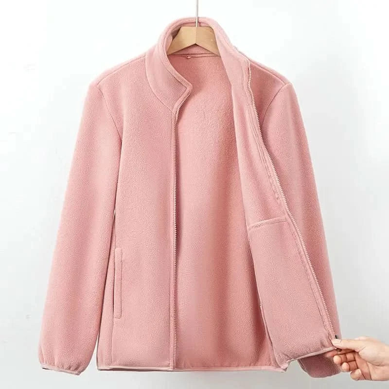 Elowen | Soft Fleece Zip-Up Jacket