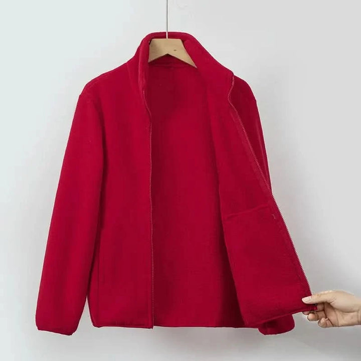 Elowen | Soft Fleece Zip-Up Jacket