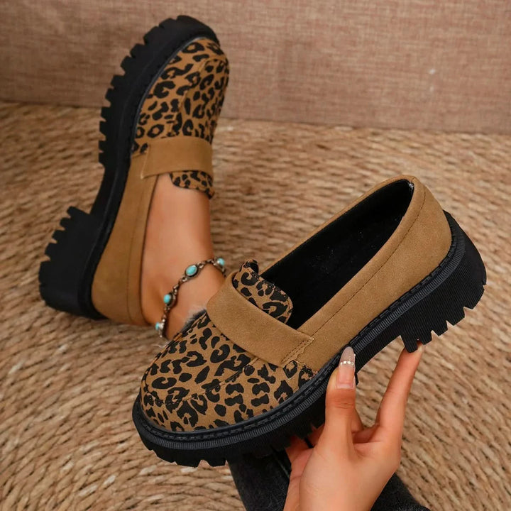 Averra | Leopard Print Comfort Loafers