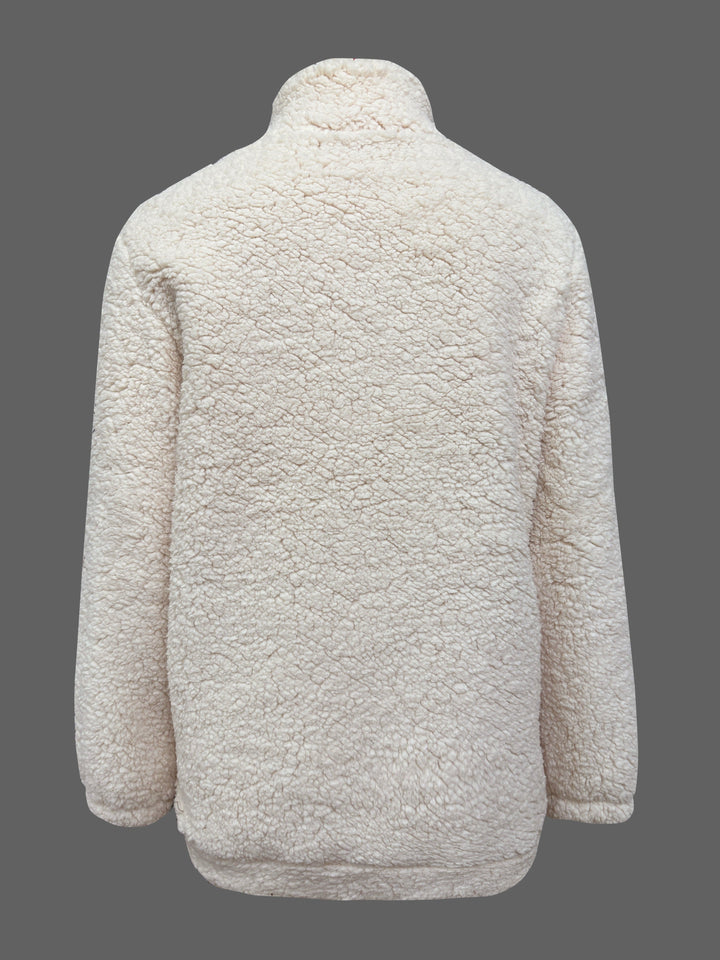 Warme Teddy Jas / Trui met Rits