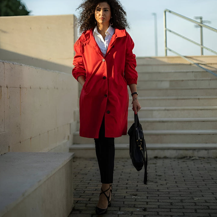 Stijlvolle Dames Trenchcoat – Tijdloos & Elegant