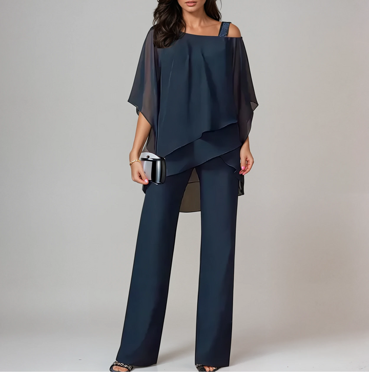 Elandra | Elegant Two-Piece Layered Set