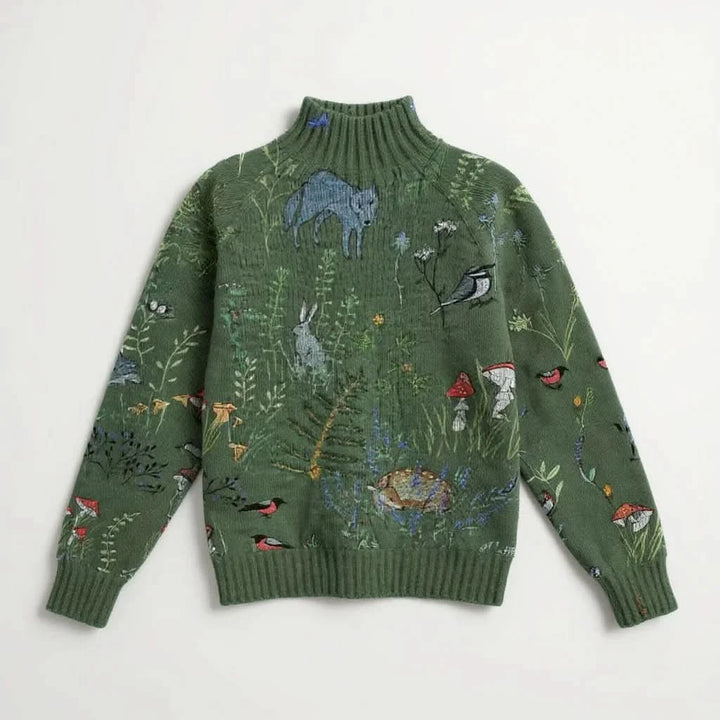 Noralle | Forest Knit Turtleneck Sweater