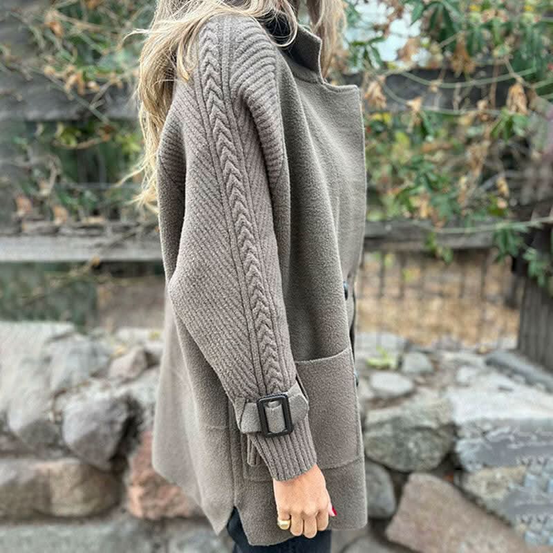 Taurenne | Knit Button Coat